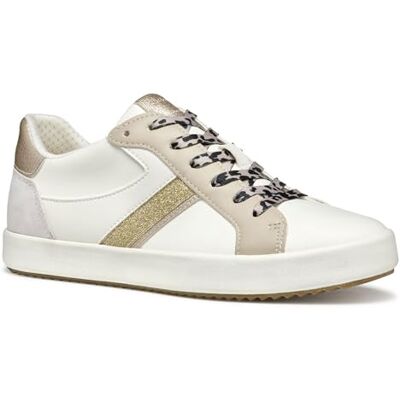 Geox Dam D BLOMIEE C sneakers, optisk vit/beige, 36 EU, Optisk vit beige, 36 EU Geox Dam D BLOMIEE C sneakers, optisk vit/beige, 36 EU, Optisk vit beige, 36 EU