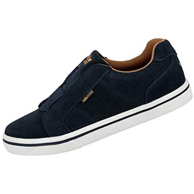 Lico Jimdo Slipper Herr Slip-on sneakers, Marinblå/brun, 46 EU Lico Jimdo Slipper Herr Slip-on sneakers, Marinblå/brun, 46 EU