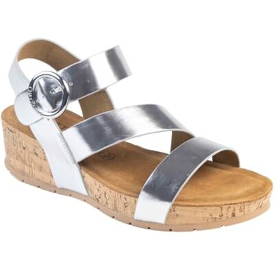 CHATTAWAK Dam 18HLILOUARGENT41 Klacksandal, silver, 41 EU, pengar, 41 EU CHATTAWAK Dam 18HLILOUARGENT41 Klacksandal, silver, 41 EU, pengar, 41 EU