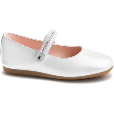 Pablosky Linda 358408, Mary Jane platta skor, Vit, 38 EU Pablosky Linda 358408, Mary Jane platta skor, Vit, 38 EU
