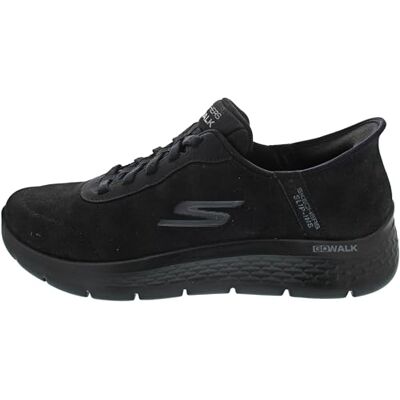 Skechers Herr handsfree Slip-ins: Go Walk Flex-Smooth Motion Sneaker, Svart/Svart, 41.5 EU Skechers Herr handsfree Slip-ins: Go Walk Flex-Smooth Motion Sneaker, Svart/Svart, 41.5 EU