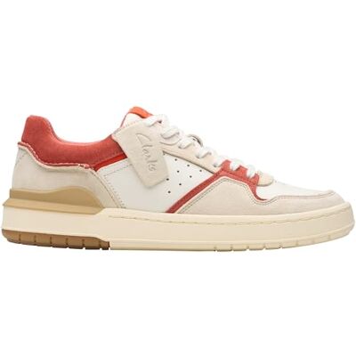 Clarks Courtlite2 Lo Mens Red Combi, 6 Clarks Courtlite2 Lo Mens Red Combi, 6