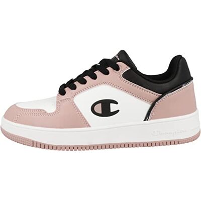 Champion Rebound 2.0 Low W, Sneakers för kvinnor, Rosa Vit Ps013, 38 EU Champion Rebound 2.0 Low W, Sneakers för kvinnor, Rosa Vit Ps013, 38 EU
