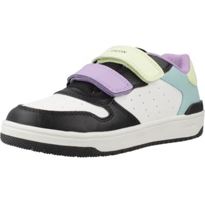 Geox flicka J Washiba B Sneaker, flerfärgad, 5 UK Geox flicka J Washiba B Sneaker, flerfärgad, 5 UK