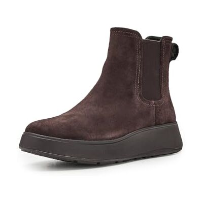 Fitflop dam F-Mode Stitch Warm Suede Chelsea-stövlar, chokladbrun, 9 UK, Chokladbrunt, 43 EU Fitflop dam F-Mode Stitch Warm Suede Chelsea-stövlar, chokladbrun, 9 UK, Chokladbrunt, 43 EU