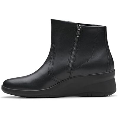 Clarks Suttyn Rae Womens Black Leather, 5 Clarks Suttyn Rae Womens Black Leather, 5