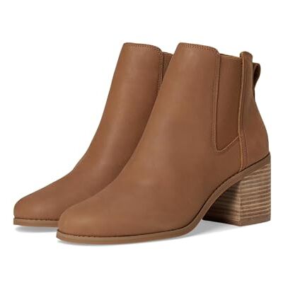 TOMS kvinnors Evelyn Chelsea Boot, Brunt sockerläder, 7 UK, Brunt sockerläder, 40 EU TOMS kvinnors Evelyn Chelsea Boot, Brunt sockerläder, 7 UK, Brunt sockerläder, 40 EU