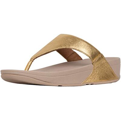 Fitflop Lulu läder tå-post stringsandaler för kvinnor Lätta sommarsandaler med vadderad komfort, fotvalvsstöd och grepp Fitflop Lulu läder tå-post stringsandaler för kvinnor Lätta sommarsandaler med vadderad komfort, fotvalvsstöd och grepp