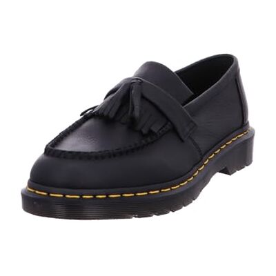 Dr. Martens Unisex-vuxen Adrian gul söm läderloafers, Svart, 11 Women/10 Men Dr. Martens Unisex-vuxen Adrian gul söm läderloafers, Svart, 11 Women/10 Men
