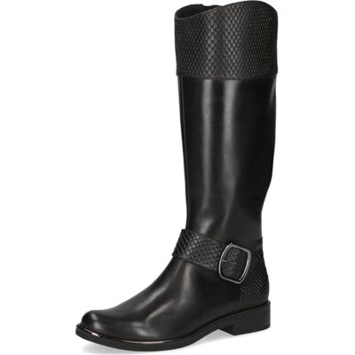 CAPRICE Damen 9-25517-45, dam, knähöga stövlar, svart kam, 37 EU, Svart kam, 37 EU CAPRICE Damen 9-25517-45, dam, knähöga stövlar, svart kam, 37 EU, Svart kam, 37 EU