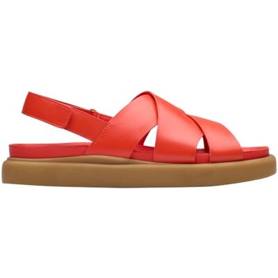 Clarks Aristella Sun Womens Bright Red Lea, 7.5 Clarks Aristella Sun Womens Bright Red Lea, 7.5
