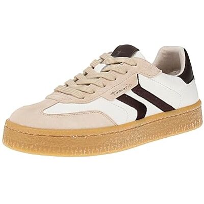Tamaris damsneakers, låg platt, vit (offwhite comb), 41 Tamaris damsneakers, låg platt, vit (offwhite comb), 41