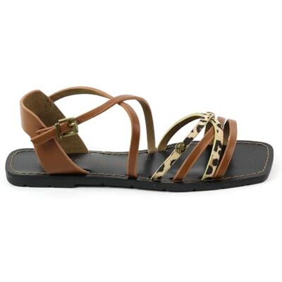 CHATTAWAK Nu-Feet Kala läder, kastanj, 38 EU CHATTAWAK Nu-Feet Kala läder, kastanj, 38 EU