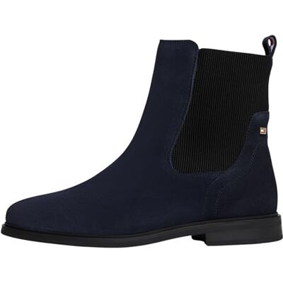 Tommy Hilfiger dam flagga mocka CHELSEA BOOT FW0FW08780 Mid Boots, blå (rymdblå), 3,5, Blå rymd blå, 36 EU Tommy Hilfiger dam flagga mocka CHELSEA BOOT FW0FW08780 Mid Boots, blå (rymdblå), 3,5, Blå rymd blå, 36 EU