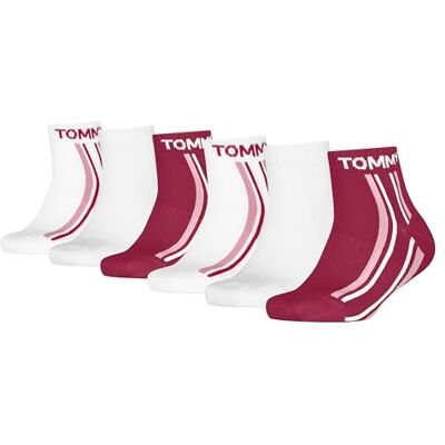 Tommy Hilfiger 8719965009202 TH KIDS QUARTER 6P STRIPE ECOM, ROSA, 35-38 Tommy Hilfiger 8719965009202 TH KIDS QUARTER 6P STRIPE ECOM, ROSA, 35-38