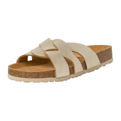 Tamaris dam 1-27504-42 tofflor, ljust guld, 37 EU Tamaris dam 1-27504-42 tofflor, ljust guld, 37 EU