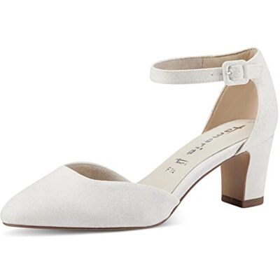 Tamaris Dam 1-1-24432-41 modestövlar, White Glam, 42 EU, Vit glam, 42 EU Tamaris Dam 1-1-24432-41 modestövlar, White Glam, 42 EU, Vit glam, 42 EU