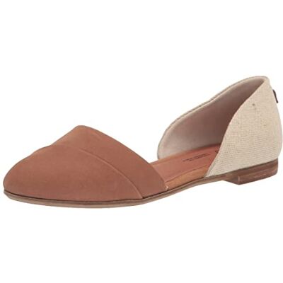 TOMS Jutti Dorsay balett för kvinnor, Bruntsocker, 36 EU TOMS Jutti Dorsay balett för kvinnor, Bruntsocker, 36 EU