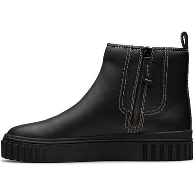 Clarks Mayhill Top Womens Black Leather, 4 Clarks Mayhill Top Womens Black Leather, 4