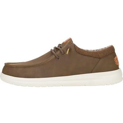HEYDUDE – herr Paul Knit Casual Slip-on Loafer-skor – Loafer-stil, brun, 44, BRUN, 44 EU HEYDUDE – herr Paul Knit Casual Slip-on Loafer-skor – Loafer-stil, brun, 44, BRUN, 44 EU