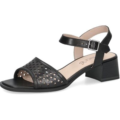 CAPRICE Damen 9-28205-46, sandaler med klack för kvinnor, svart tofs, 41 EU CAPRICE Damen 9-28205-46, sandaler med klack för kvinnor, svart tofs, 41 EU