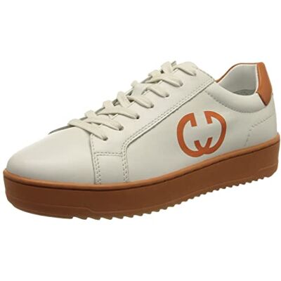 Weber Shoes Damer Emilia 04 sneakers, vit-orange, 39 EU Weber Shoes Damer Emilia 04 sneakers, vit-orange, 39 EU