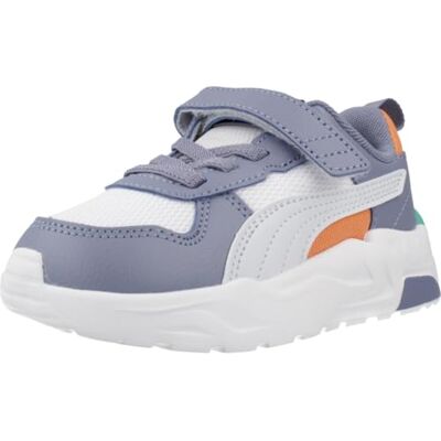 PUMA Unisex Baby Trinity 2 LT AC+ INF sneakers, Vit-Silver Mist-Gray Sky, 7 UK barn, vit silver dimma grå himmel, 24 EU PUMA Unisex Baby Trinity 2 LT AC+ INF sneakers, Vit-Silver Mist-Gray Sky, 7 UK barn, vit silver dimma grå himmel, 24 EU