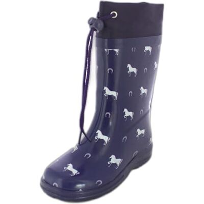 Beck Flickor horses gummistövlar, Lila 13 violett, 37 EU Beck Flickor horses gummistövlar, Lila 13 violett, 37 EU