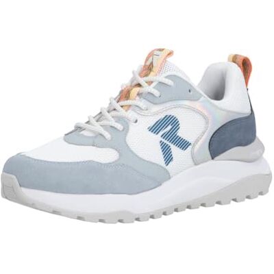 Rieker W2506, låg sneaker dam, vit, 36 EU Rieker W2506, låg sneaker dam, vit, 36 EU