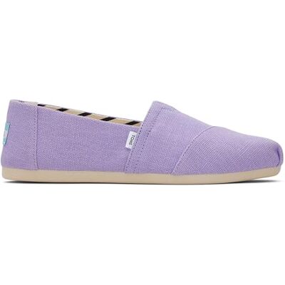 TOMS Alpargata loafer för kvinnor platt, Vintage lila arv kanvas, 35.5 EU TOMS Alpargata loafer för kvinnor platt, Vintage lila arv kanvas, 35.5 EU