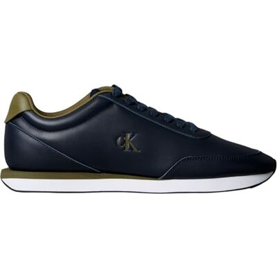 Calvin 8719965074583 retro löpare för män ESS LTH YM0YM01355 låg topp, blå (marinblå/pappor), 10,5 UK, Blå marinblå kapris, 43 EU Calvin 8719965074583 retro löpare för män ESS LTH YM0YM01355 låg topp, blå (marinblå/pappor), 10,5 UK, Blå marinblå kapris, 43 EU