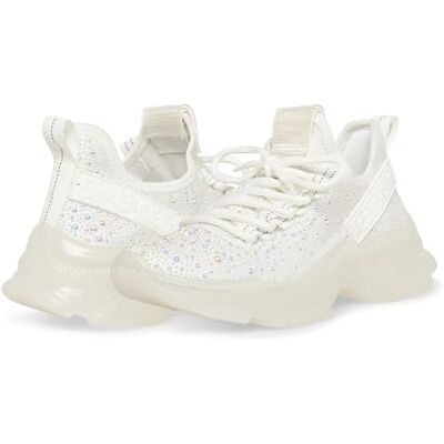 Steve Madden Maxima sneaker för kvinnor, Vit pärla, 39 EU Steve Madden Maxima sneaker för kvinnor, Vit pärla, 39 EU