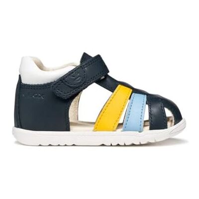 Geox Baby pojkar B MACCHIA pojksandal, marinblå/DK gul, 22 EU Geox Baby pojkar B MACCHIA pojksandal, marinblå/DK gul, 22 EU
