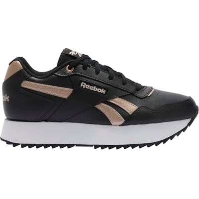 Reebok Glide Ripple Double Sneaker, svart/vit/rosa guld, 40 EU, Svart vit roséguld, 40 EU Reebok Glide Ripple Double Sneaker, svart/vit/rosa guld, 40 EU, Svart vit roséguld, 40 EU