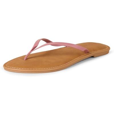 Amazon Essentials damstringsandal, dammig ros, 38.5 EU Amazon Essentials damstringsandal, dammig ros, 38.5 EU