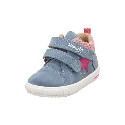 Superfit flicka moppy lära-gå-skor, Blå rosa 8040, 20 EU Superfit flicka moppy lära-gå-skor, Blå rosa 8040, 20 EU