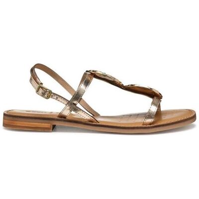 Geox Damer D MADDALUSIAC F Slide Sandal, ljust guld, 41 EU, Guldpläterat guld, 41 EU Geox Damer D MADDALUSIAC F Slide Sandal, ljust guld, 41 EU, Guldpläterat guld, 41 EU