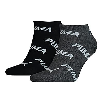 PUMA Unisex sneakerstrumpor, svart/vit, 42 EU PUMA Unisex sneakerstrumpor, svart/vit, 42 EU