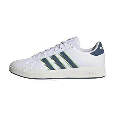 adidas För Män Grand Court Base 2.0 Shoes, ftwr white/preloved ink/off white, 44 EU adidas För Män Grand Court Base 2.0 Shoes, ftwr white/preloved ink/off white, 44 EU