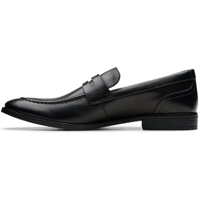 Clarks Brandon Step Mens Black Leather, 9 Clarks Brandon Step Mens Black Leather, 9