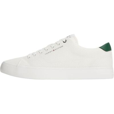Tommy Hilfiger män Th Hi Vulc Core låg sommar nät FM0FM05876 låg topp, beige, 11 Tommy Hilfiger män Th Hi Vulc Core låg sommar nät FM0FM05876 låg topp, beige, 11