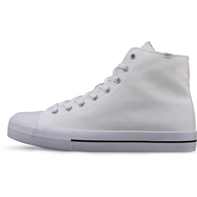 Lugz Herr Stagger Hi Fashion Sneaker, Vit Vit 44.5 EU Lugz Herr Stagger Hi Fashion Sneaker, Vit Vit 44.5 EU