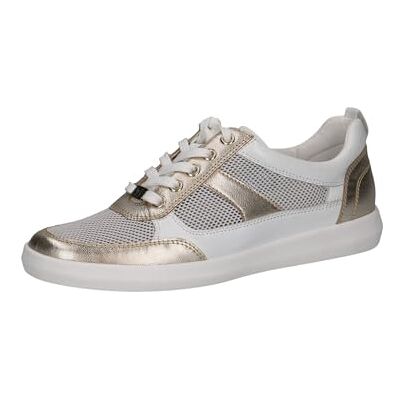 CAPRICE dam 9-23704-44 sneakers, vit/LT guld, 39 EU, Vitt ljus guld, 39 EU CAPRICE dam 9-23704-44 sneakers, vit/LT guld, 39 EU, Vitt ljus guld, 39 EU