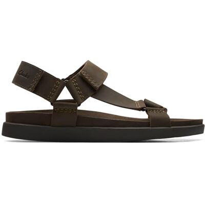 Clarks Sunder Range Mens Dark Olive Lea, 8 Clarks Sunder Range Mens Dark Olive Lea, 8