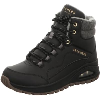Skechers Uno Rugged Natures Bliss ankelstövel för kvinnor, Svart Duraleather-ull, 39 EU Skechers Uno Rugged Natures Bliss ankelstövel för kvinnor, Svart Duraleather-ull, 39 EU