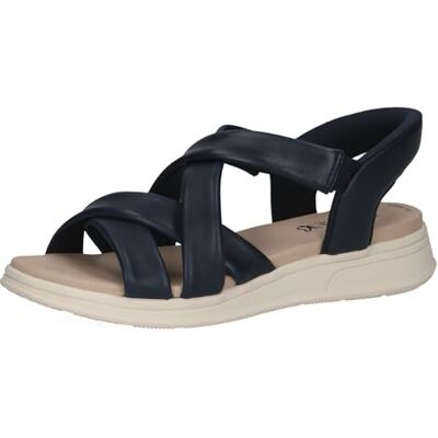 CAPRICE Damer 9-28209-46 platta sandaler, Ocean SOFTNAP, 39 EU CAPRICE Damer 9-28209-46 platta sandaler, Ocean SOFTNAP, 39 EU