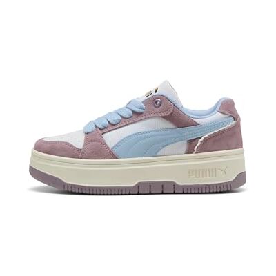 PUMA Rebound Femme MEMOIRES JR sneakers, White-Haute Tropic-Plommon JAM, 3 UK, White Haute tropisk plommon sylt, 35.5 EU PUMA Rebound Femme MEMOIRES JR sneakers, White-Haute Tropic-Plommon JAM, 3 UK, White Haute tropisk plommon sylt, 35.5 EU