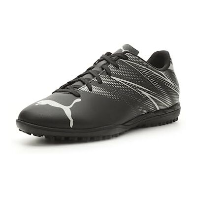 PUMA Men's ATTACANTO Turf Trainer Sneaker, Black-Silver Mist, 8.5 PUMA Men's ATTACANTO Turf Trainer Sneaker, Black-Silver Mist, 8.5