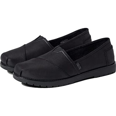 Skechers Bobs Chill Lug Urban Spell läder slip-on loafers, (storlek, Svart, 36.5 EU Skechers Bobs Chill Lug Urban Spell läder slip-on loafers, (storlek, Svart, 36.5 EU