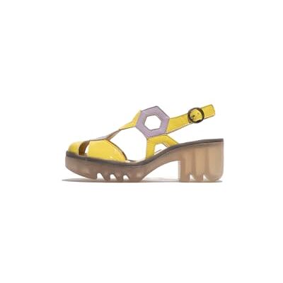 Fly London kvinnors TRUL582FLY Sandal, Citron/Violet, 9 UK, Citron violett, 9 UK Fly London kvinnors TRUL582FLY Sandal, Citron/Violet, 9 UK, Citron violett, 9 UK